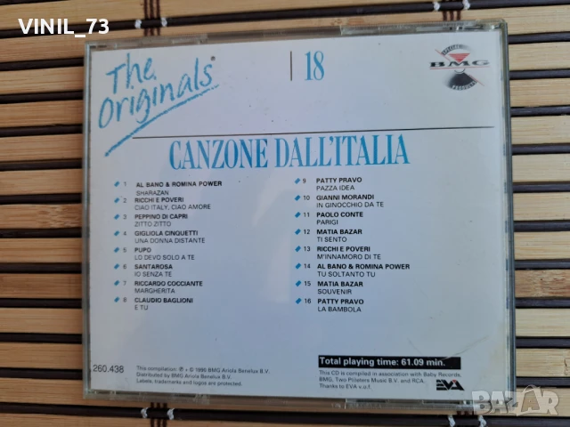The Originals - 18 - Canzone Dall'Italia, снимка 3 - CD дискове - 50780972