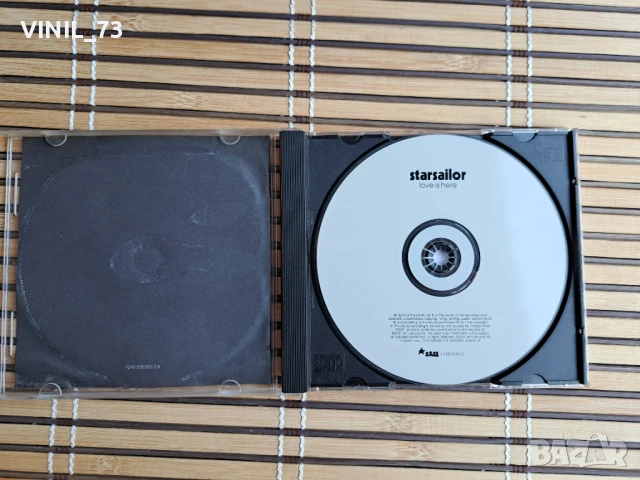 Starsailor – Love Is Here, снимка 2 - CD дискове - 50947648