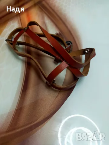 Намордник за куче кожен