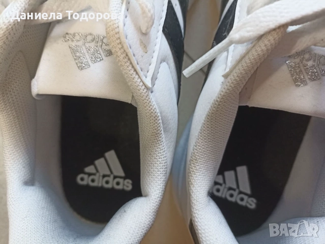 Кожени маратонки Adidas, снимка 3 - Маратонки - 56259078