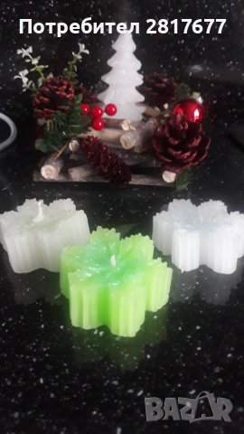 Коледни Снежинки(свещички)