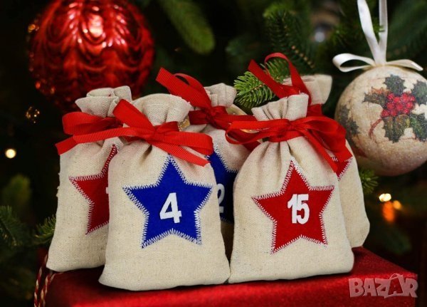 Адвент календар от текстилни торбички и аксесоари CD-HLBUDAI