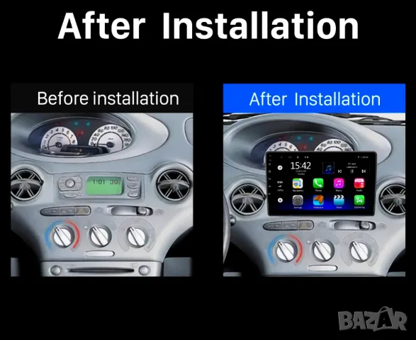 Мултимедия, за Toyota Yaris, с Android, Двоен дин 2, с Андроид, Навигация, TOYOTA YARIS, 1999-2005, снимка 2 - Аксесоари и консумативи - 48840553