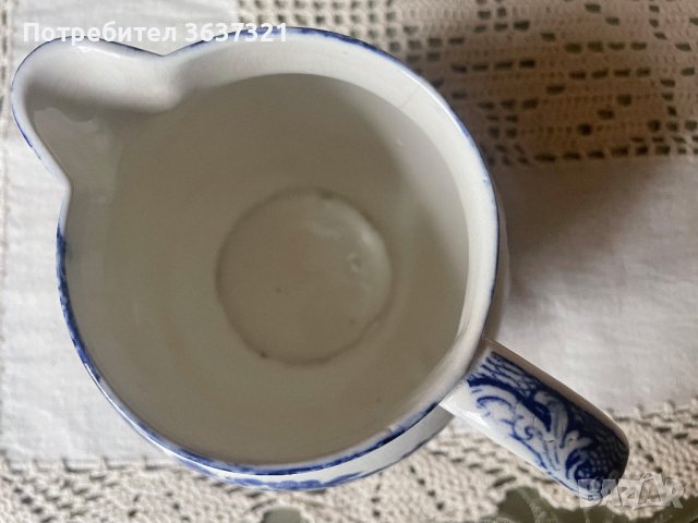 Над 100 годишни чиния и каничка /Синя магия за дълголетие, снимка 9 - Антикварни и старинни предмети - 44287339