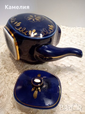 Руски чайник Гжел, снимка 3 - Сервизи - 38889054