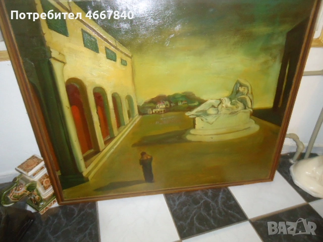 картина масло антика, снимка 2 - Картини - 52899089