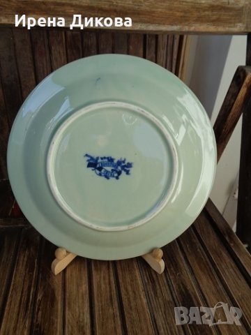 Ironstone China  Blue - Plate  , снимка 2 - Колекции - 31827512