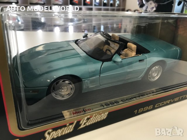 MAISTO метална колекционерска количка CHEVROLET CORVETTE 1997 1:18NEW, снимка 3 - Колекции - 39077226
