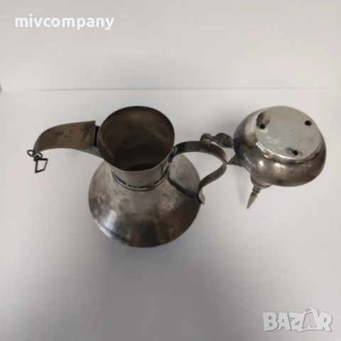 Сребърен чайник-кафеварка 115.78гр., снимка 3 - Колекции - 51370472