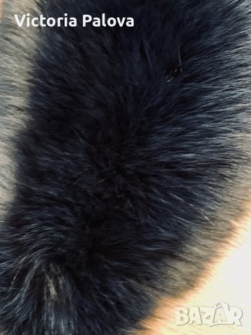 Яка и наръкавници от полярна лисица/естествен косъм, снимка 4 - Палта, манта - 38966210