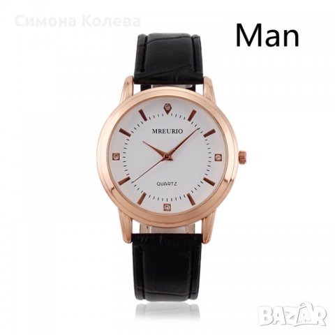 ✨Класически ръчен часовник с кожена верижка, дамски и мъжки вариант - черна/кафява каишка, снимка 13 - Луксозни - 38870002