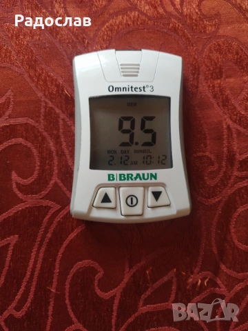 Германски глюкомер B|BRAUN, снимка 3 - Уреди за диагностика - 54174535