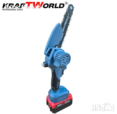 Акумулаторна Мини Резачка с 2 Батерии и 2 Вериги KraftWorld, снимка 3 - Други инструменти - 50414518