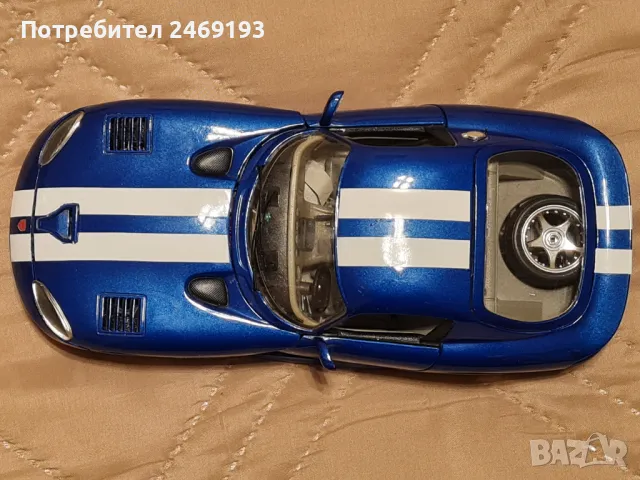 Метална количка Dodge Viper 1/18, снимка 4 - Колекции - 48777474
