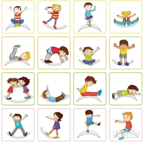 Детска дъска за баланс, снимка 2 - Образователни игри - 50898629