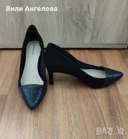 Дамски елегантни обувки- велур