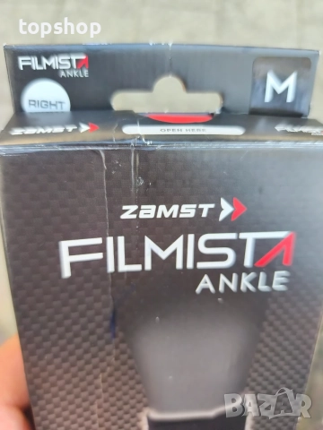 Чисто нова Японска Спортна Наглезенка ортеза Zamst Filmista Ankle (Размер M, За ДЕСЕН крак)  , снимка 8 - Ортези и протези - 55957776
