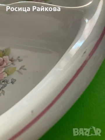 Две порцеланови чинии, снимка 6 - Чинии - 50260945