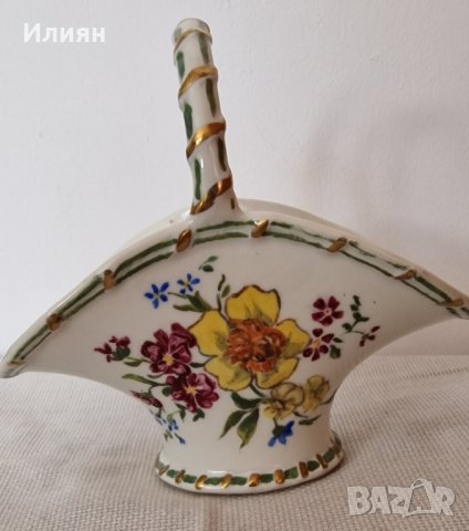 Изключително красива кошница на Limoges France 🇫🇷 , снимка 4 - Антикварни и старинни предмети - 44461817