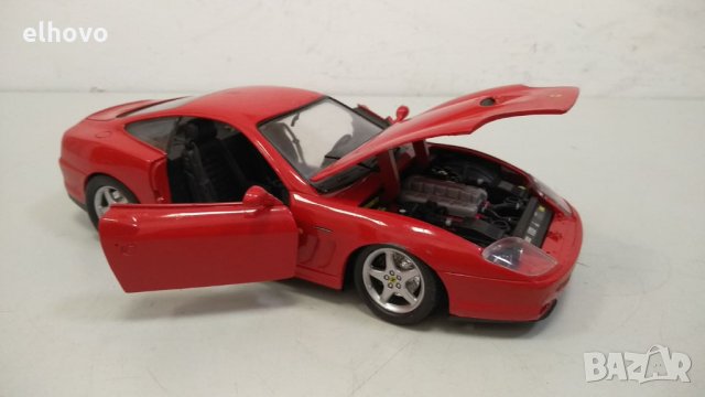 Метална количка Ferrari 550 Maranello Anson1:18, снимка 6 - Колекции - 34366683