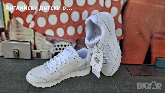 Авглийски детски маратонки естествена кожа-Reebok, снимка 4 - Детски маратонки - 52813912