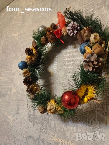 Коледни венци , снимка 9 - Декорация за дома - 51981814