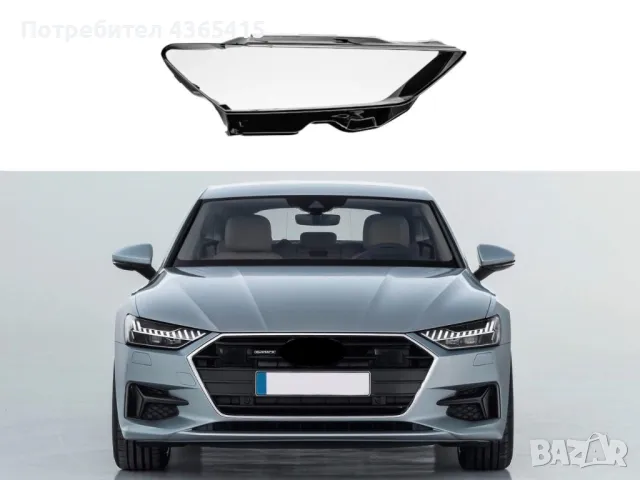 Стъклo за фар на Audi A7 C8 2019+ (Десен), снимка 4 - Аксесоари и консумативи - 49985616