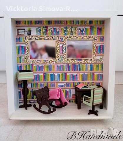 3D рамка за снимки, декорация за бебешка/детска стая - тип визитка, снимка 6 - Декорация за дома - 27168647