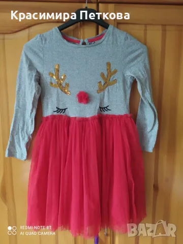 Детска рокличка на Little kids за ръст 122 см, снимка 4 - Детски рокли и поли - 48312861