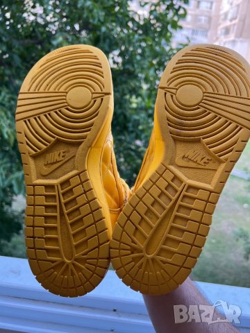Nike Dunk Zoom High Supreme Yellow -- номер 44, снимка 10 - Кецове - 34325183
