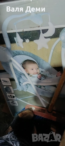 Електрическа люлка, снимка 2 - Детски люлки - 52571548