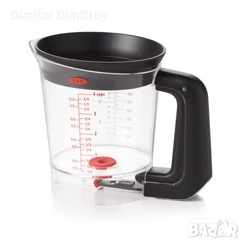 Нова OXO Good Grips кана-сепаратор за мазнина 1 л, отделя мазнината от соса