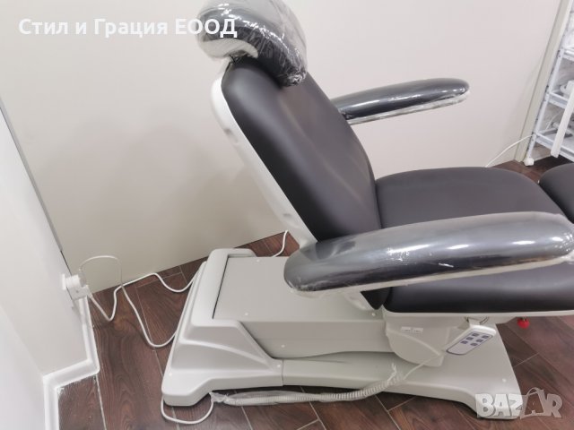 Стол за педикюр Plant (3 мотора) 168 x 56/81,5 x 54/128 см - тъмно сив, снимка 13 - Педикюр и маникюр - 32572098