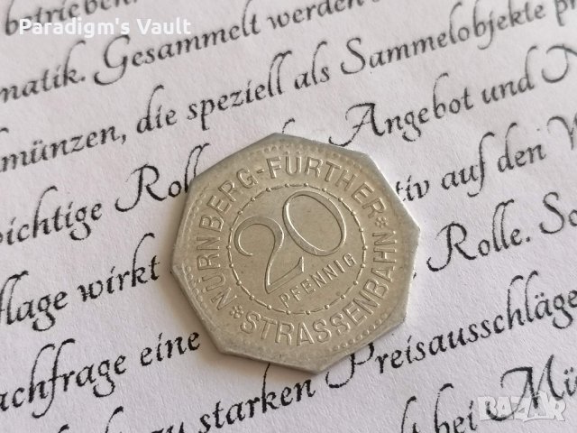 Райх монета - Германия - 20 пфенига | 1921г., снимка 2 - Нумизматика и бонистика - 44352324