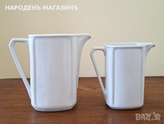 Немски порцелан сервиз плато поднос с дръжки чаша чиния сет за кафе две кани кана, снимка 9 - Други ценни предмети - 56241941