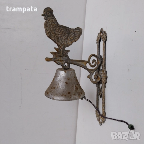 НАЙ ДОБРАТА ОФЕРТА Стар Немски Метален Звънец /Камбана/ Глоке , снимка 3 - Антикварни и старинни предмети - 52807665