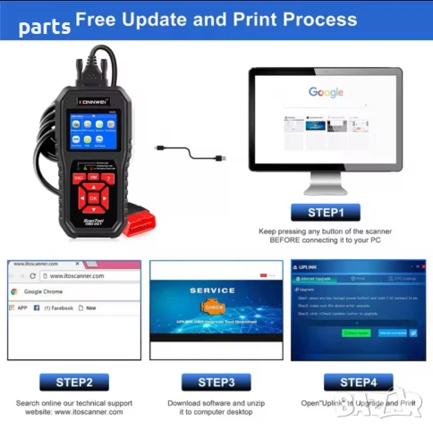 Универсална автодиагностика с автомобилен скенер KONNWEI KW850, снимка 2 - Аксесоари и консумативи - 50856125