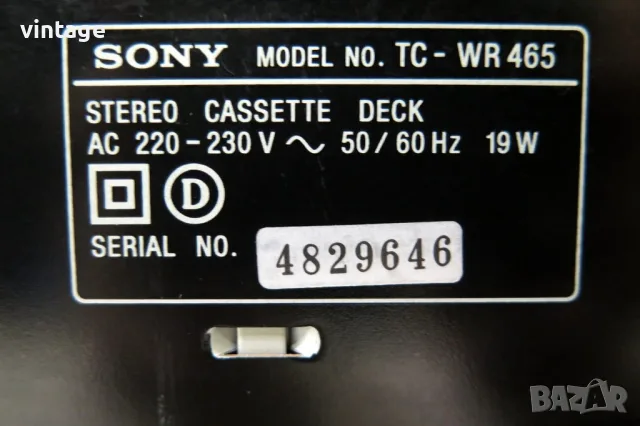 Sony TC-WR465 Sony TC-WR465, снимка 7 - Декове - 56413749