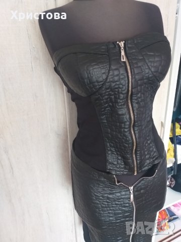 Сет пола и бюстие в черно - 35,00лв., снимка 3 - Комплекти - 30467903