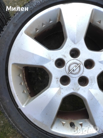 Алуминиеви джанти 7J x 17 цола за Opel, Saab, снимка 9 - Гуми и джанти - 54306939