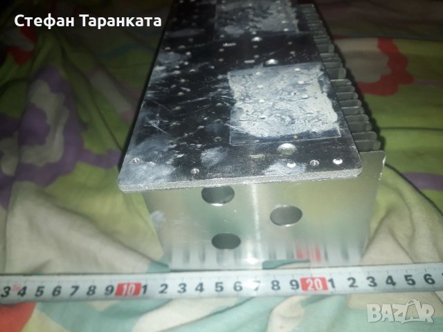 Алуминиев радиатор-охладител за аудио усилватели, снимка 1 - Други - 42899042