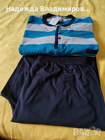 Мъжка пижама с дълъг ръкав , снимка 4 - Бельо - 51604049