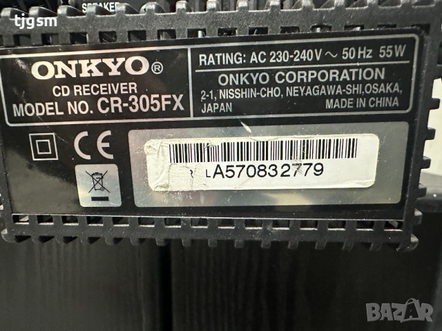 Мини аудио система ONKYO CR-305FX CD Tuner, снимка 10 - Аудиосистеми - 53132861