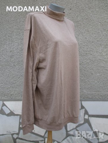 5XL Бежово полo Babista , снимка 3 - Блузи с дълъг ръкав и пуловери - 40121441