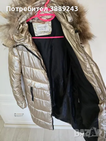 Дамско яке с естествен косъм, снимка 2 - Якета - 47289791