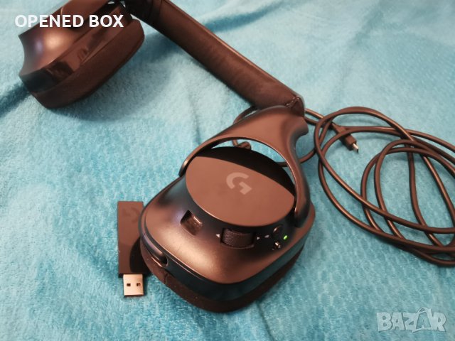 Безжични геймърски слушалки Logitech G533, прочети описанието!, снимка 5 - Слушалки за компютър - 40819015