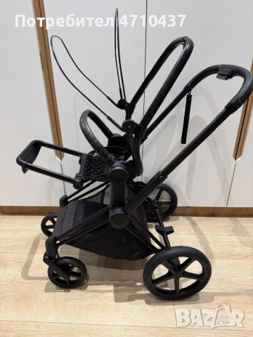 Шаси с основа за седалка за Cybex Priam 3 + адаптори за кошница