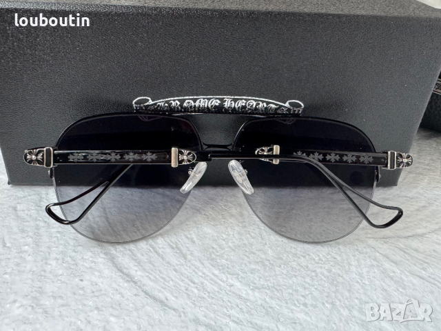 Chrome Hearts full metal chicken мъжки слънчеви очила, снимка 10 - Слънчеви и диоптрични очила - 44701057