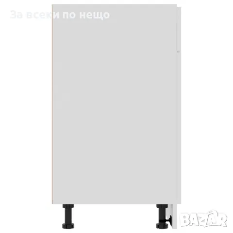 Долен Шкаф С Чекмедже, Бял, 80x46x81,5 см, ПДЧ Код P466, снимка 11 - Шкафове - 50260369