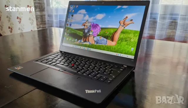 Продавам Гаранционнен TouchScreen Lenovo ThinkPad T14/IPSматFHDсKам/12x2.1ghzThr/8gb/nVme256gb/AmdRa